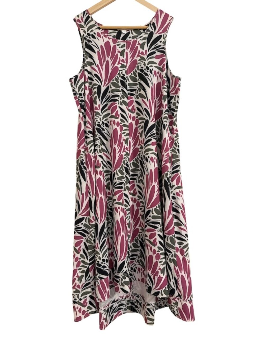 Chico’s Zenergy UPF Dress Size 1.5 (U.S. 10) Sleeveless Floral Stretch Pockets